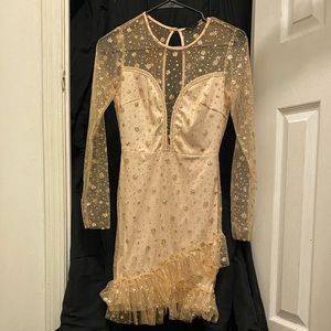 Champagne forever 21 dress